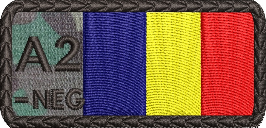 ECUSON GRUPA SANGUINA A2 NEG TRICOLOR COMBAT